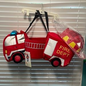 NWT,I want To Be, plush fireman costume with hat